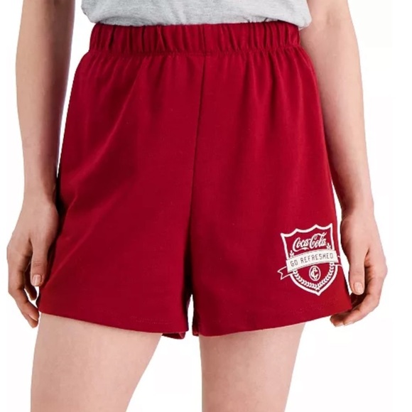 Coca-Cola Junior Love Tribe Coke Collegiate Shorts Size XL - Picture 1 of 8